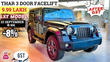 New Mahindra Thar Facelift 2025 ❤️ | LXT RWD Diesel 2025 | GST Price | thar facelift