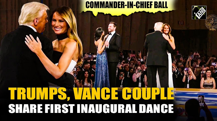 Trump, JD Vance with wives attend 1st dance of Commander-In-Chief Ball to honour US Armed forces