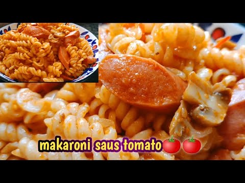 Cara Membuat Pasta Makaroni Saus Tomat
