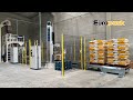 Robot pallettizzatore per sacchi di farina in carta a bocca aperta  europack srl