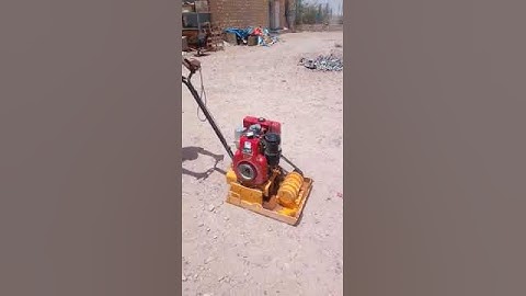 Earth compactor With Honda petrol engine