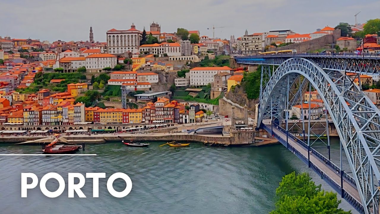 Crossing the Most Beautiful Bridge in Porto PORTUGAL