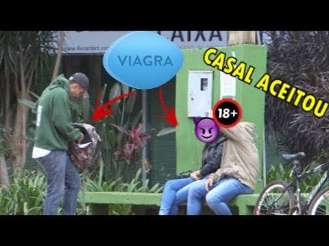 DEI VIAGRA PARA UM CASAL DE DESCONHECIDOS!!(ELES ACEITOU) - YouTube
