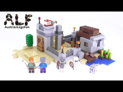Lego Minecraft 21121 The Desert Outpost / Der Wüstenaußenposten - Lego Speed Build Review