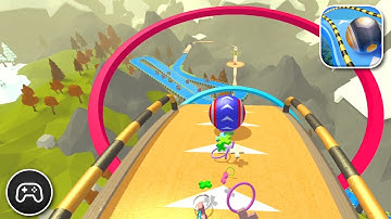 Action Balls: Gyrosphere Race - Gameplay Walkthrough Part 52 - Game Levels 136-138 (iOS, Android)