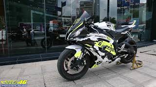 Decal46 Tem Xe Pkl Yamaha R6 Thiết Kế Mino Brushing