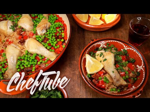 How To Make Paella With Chorizo And Chicken Legs-11-08-2015