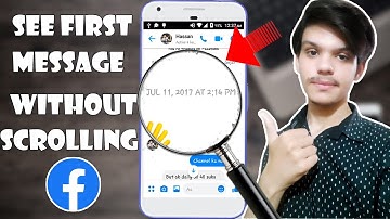How to See the First Message on Facebook Without Scrolling Manually || 2 Methods