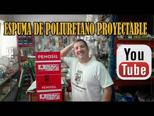 Espuma de Poliuretano Proyectable Penosil EasySpray - Aislamiento Acústico  y térmico 📌 