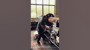 How is the high-frequency induction coil wound? The whole process of copper tube winding! 🔥