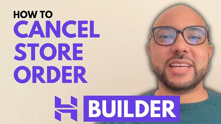 How to Cancel an Online Store Order in Hostinger Website Builder
