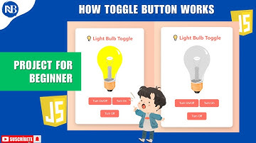 💡 Light Bulb On/Off Toggle using JavaScript | Beginner JavaScript Project with HTML & CSS