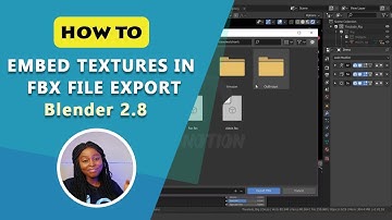 How To Embed Textures In FBX File Export - Blender 2.8
