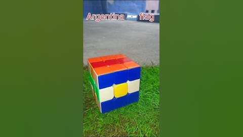 How to make Argentina 🇦🇷🇦🇷 flag on a Rubik