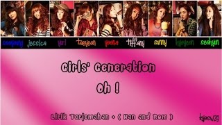 Girls' Generation SNSD 소녀시대   Oh! Lirik Bahasa Indonesia