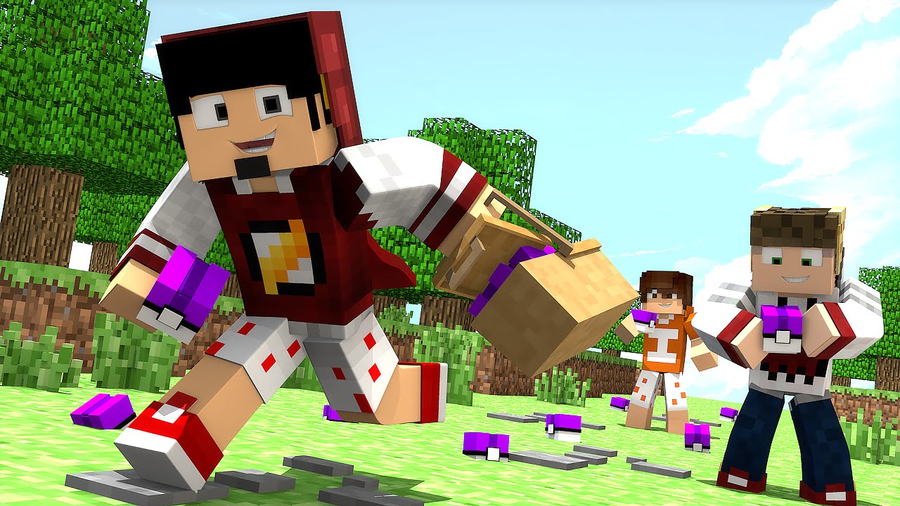 Minecraft: LIGA POKEMON #12 - AJUDANDO AMIGOS ‹ AM3NIC ›