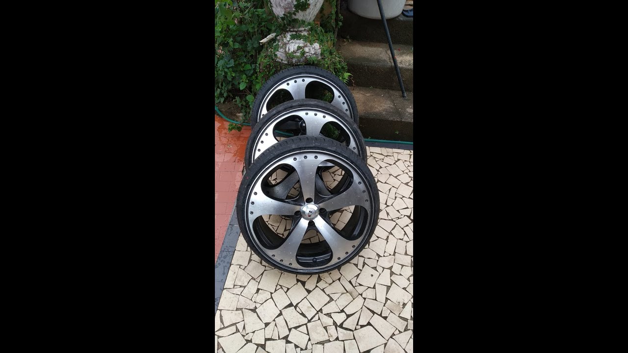 Projeto Gol quadrado - Colocando pneus 165 35 r18 - YouTube