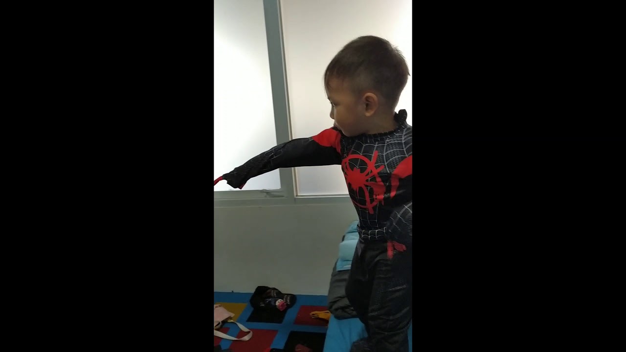 Kids costume, spiderman black costume YouTube