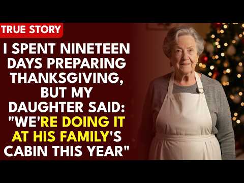 I Spent Nineteen Days Preparing Thanksgiving, But My Daughter Said: "We're Doing It At His Family...