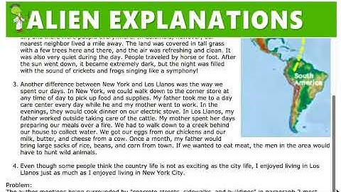 5th Grade - Reading - Imagery and Figurative Language - Question Feedback - 154875