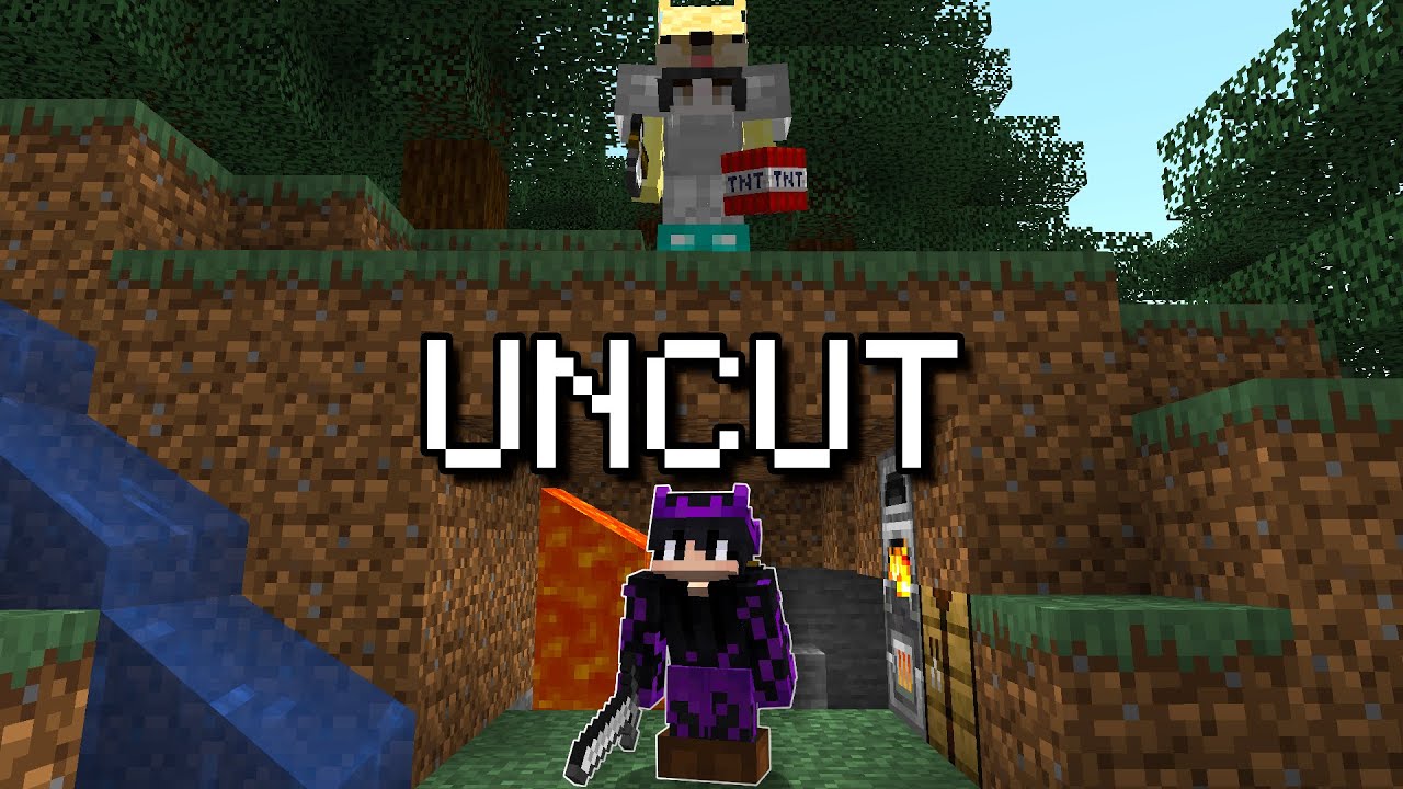 UNCUT | Minecraft Speedrunner VS Hunter | UNSTAGED