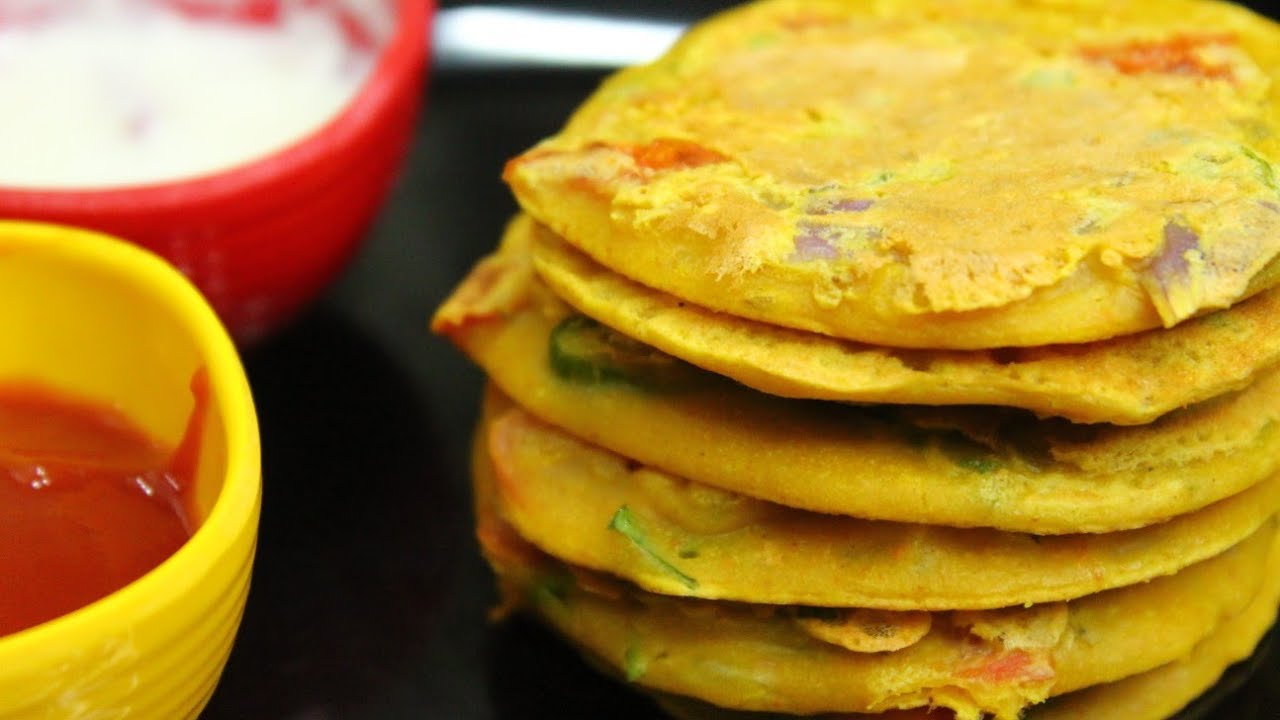 Besan chilla pancakes Punjabi breakfast recipe in Tamil YouTube
