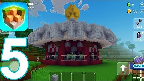 Block Craft 3D: Building Game - Gameplay Walkthrough Part 5 - Lunar House (Android, iOS)