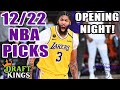 DRAFTKINGS & YAHOO NBA PICKS | TUESDAY 12/22/20 OPENING NIGHT | NBA DFS PICKS