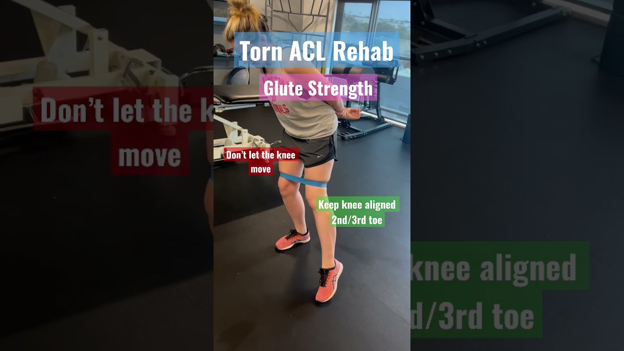 ACL Tear No Surgery Rehab Glute Strength Shorts