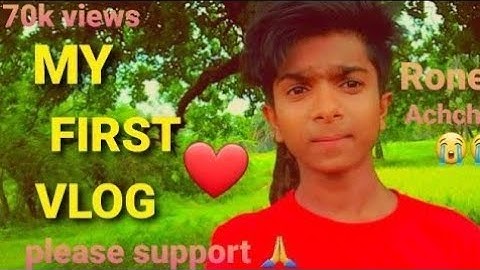 MY FIRST VLOG || THIRD lahar. my first vlog video on YouTube || #viral