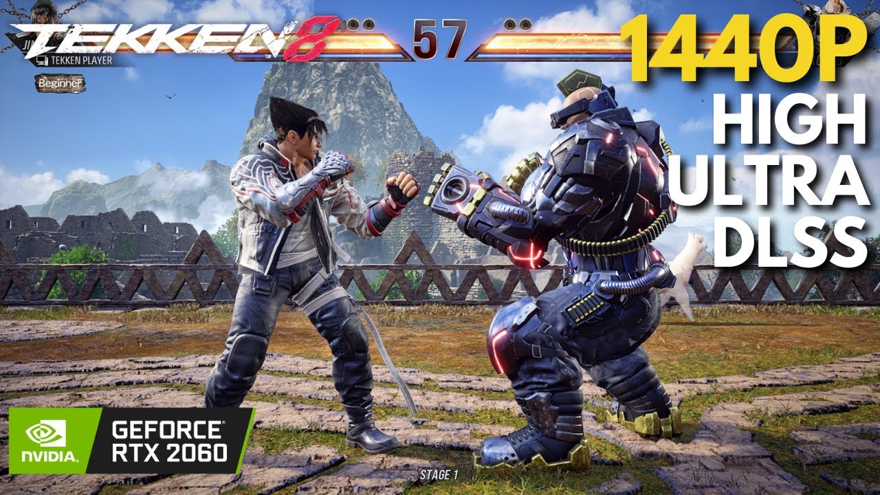 TEKKEN 8 - RTX 2060 + i7 4770 | 1440p - FPS Test - YouTube