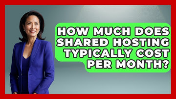 How Much Does Shared Hosting Typically Cost Per Month? | Domain And Hosting Gurus News