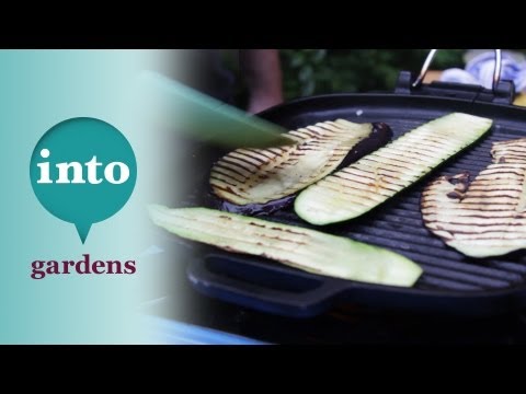 Cooking In The Garden Lamb Chops With Aubergines And Courgettes With Lucas Hollweg-11-08-2015