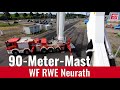 90-Meter-Mast der WF Kraftwerk Neurath