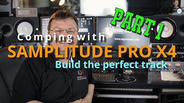Comping with Magix Samplitude Pro X4  PART 1 - Build the perfect track !