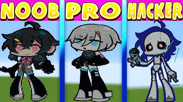 Minecraft Pixel Battle NOOB vs PRO vs HACKER FNF Anime Girl