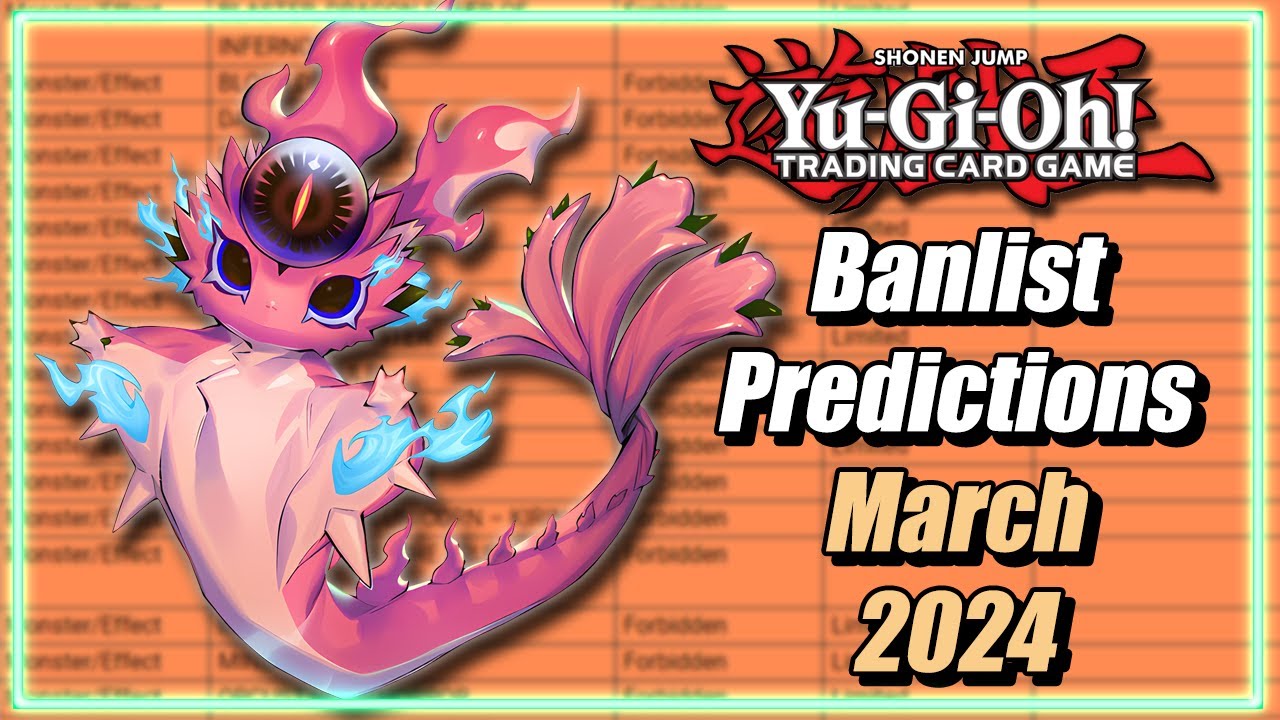 YuGiOh! Banlist Predictions for March 2024! YouTube