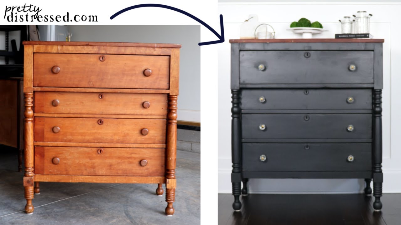 How to Paint Furniture with Real Milk Paint 