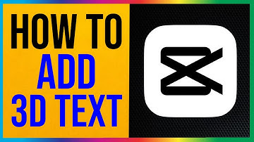 How to Add 3D Text in Capcut (EASY!)