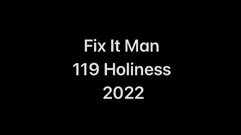 Fix it Man (Adam Boggs)