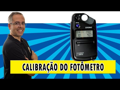 Calibração do fotômetro Sekonic L308 X