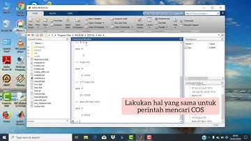 Dasar-dasar Belajar Matlab Untuk Pemula || oleh Resty Fauziah Putri