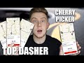 TOP DASHER or CHERRY PICKER?! (which doordash strategy makes more money?)