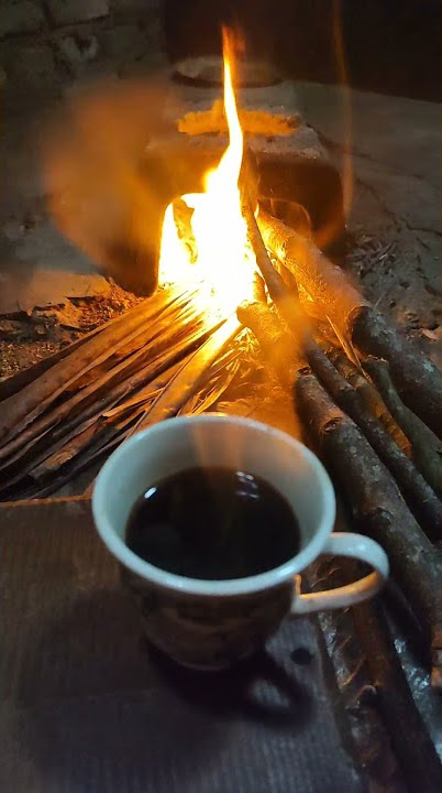 Menikmati Secangkir Kopi Panas. #shorts