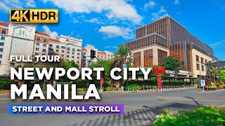 Full Tour of NEWPORT CITY MANILA | Featuring Newport World Resorts and Mall in Pasay City【4K】