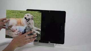 miFrame iPad Docking Stand and Picture Frame