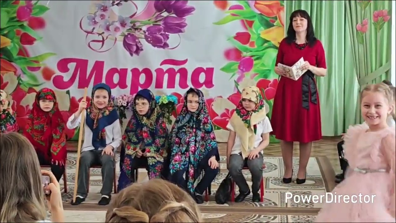 Утренник в детском саду #влог#внук#садик#8марта 