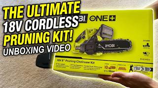 Ryobi One+ 18V 8" Cordless Pruning Chainsaw 2.0Ah Kit