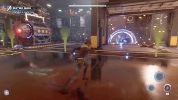 Avengers Walkthrough Activate Power Surge and Veil of Shadows Against Regenerate Adaptoid