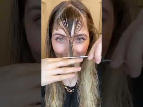 طريقة قص الغرة